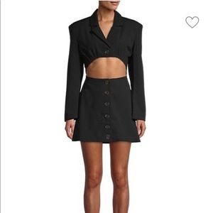 We Wore What Blazer Cut Out Dress